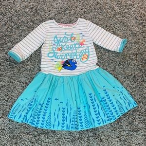 Disney girl dress Nimo long sleeves